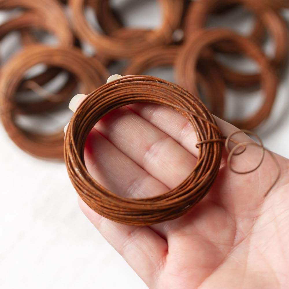 Amazon.com: Bag of 25 Rolls of Naturally Rusted 20 Gauge Crafting